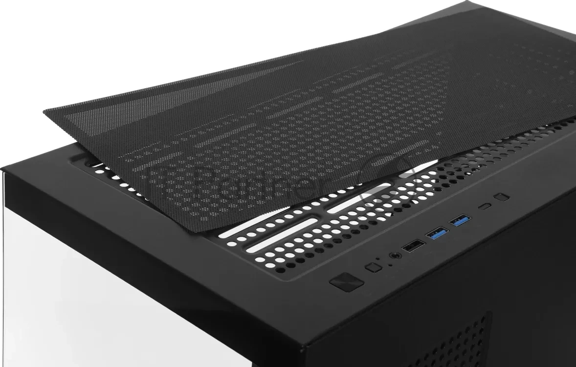 Корпус ACCORD ACC-ZA11B AR Black, Midi-Tower, чёрный, 4 x 120 мм