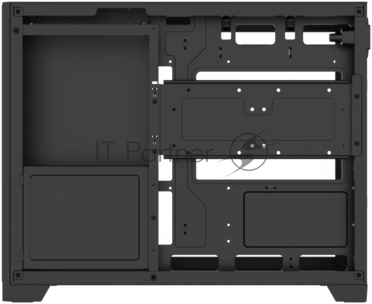 Корпус Formula Air Mesh G6 Plus AR Black, Mini-Tower, чёрный, 3 x 120 мм