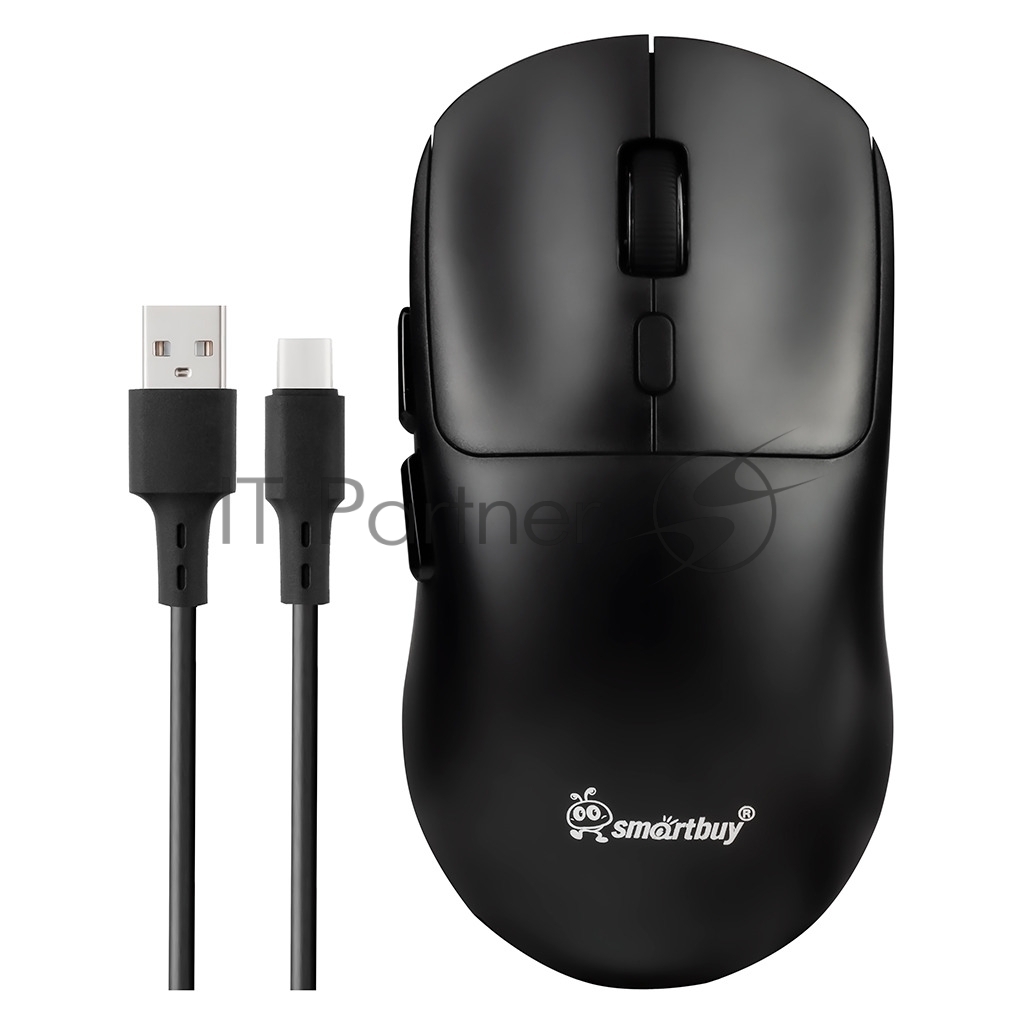 Мышь игровая беспроводная Dual BT+USB с зарядкой Smartbuy X7 черная (SBM777DAG) /40.  "