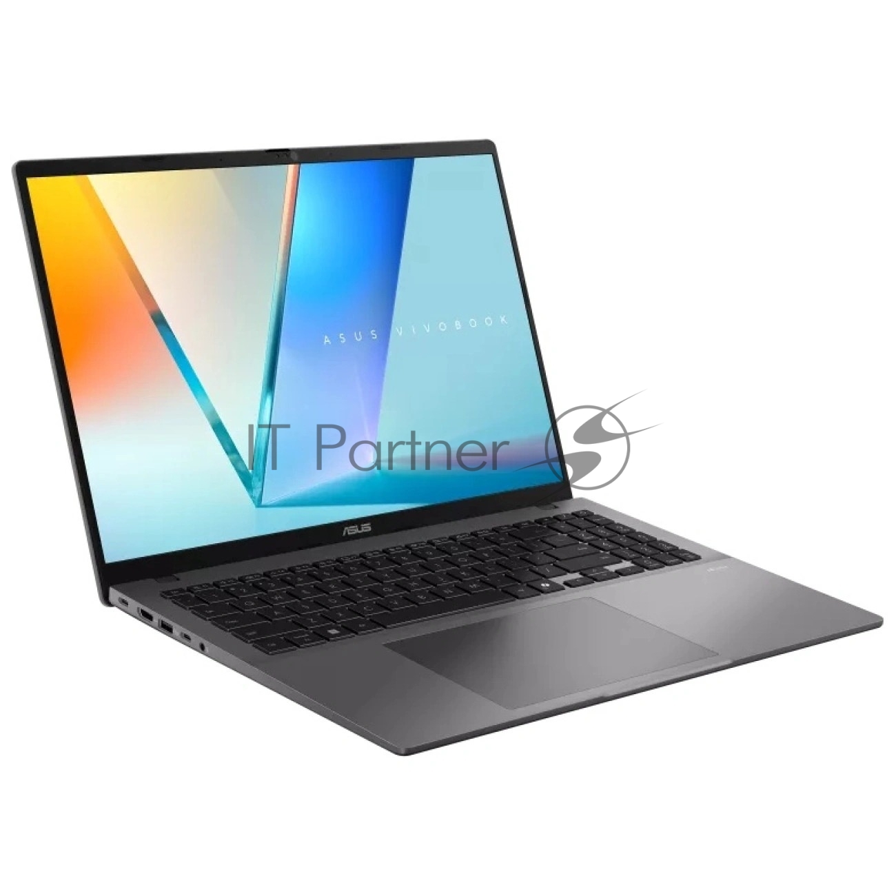 Ноутбук ASUS Vivobook S16 M3607HA/16"/OLED/AMD Ryzen 7 260/16GB/512GB SSD/AMD Radeon 780M/Без ОС/серый/1.7kg