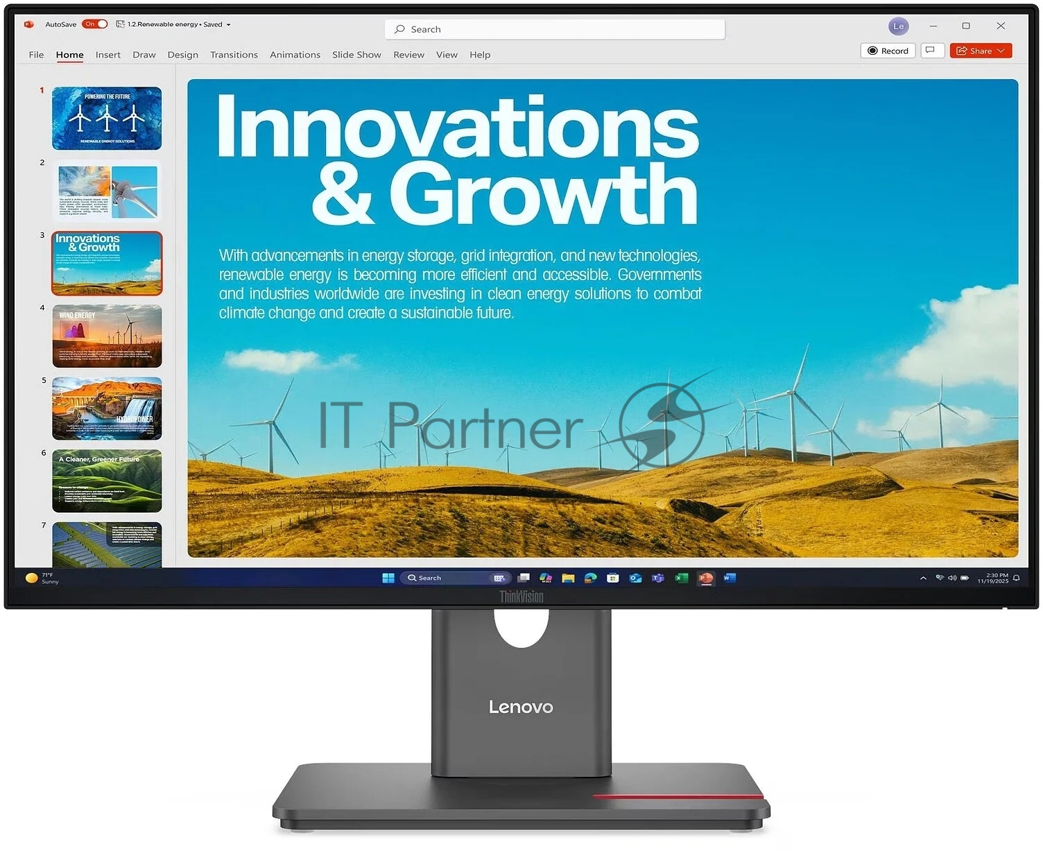 Монитор Lenovo 23.8" ThinkVision P24QD-40 черный IPS LED 4ms 16:9 HDMI матовая HAS Piv 1500:1 300cd 178гр/178гр 2560x1440 120Hz DP QHD USB