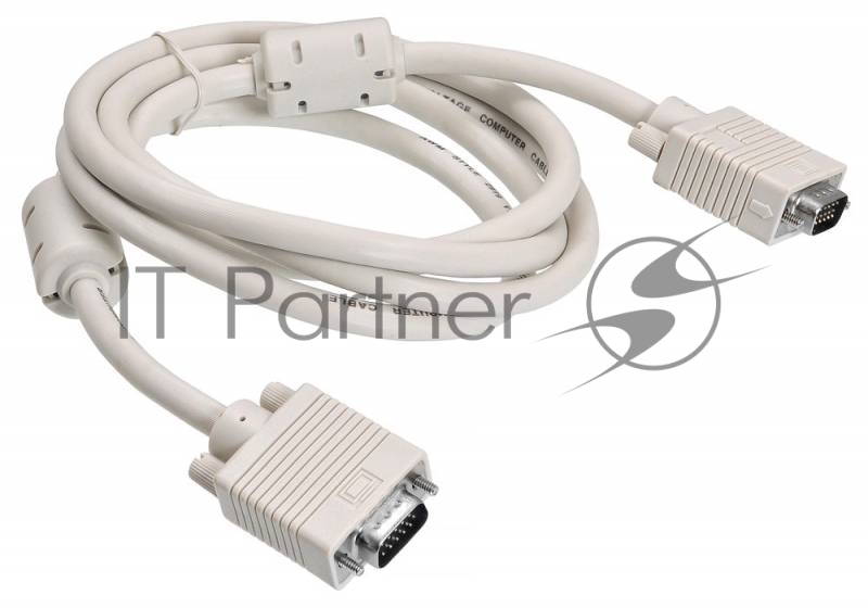 Кабель VGA Buro CAB016S-06 VGA HD15 (m)/VGA HD15 (m) 1.8м феррит.кольца