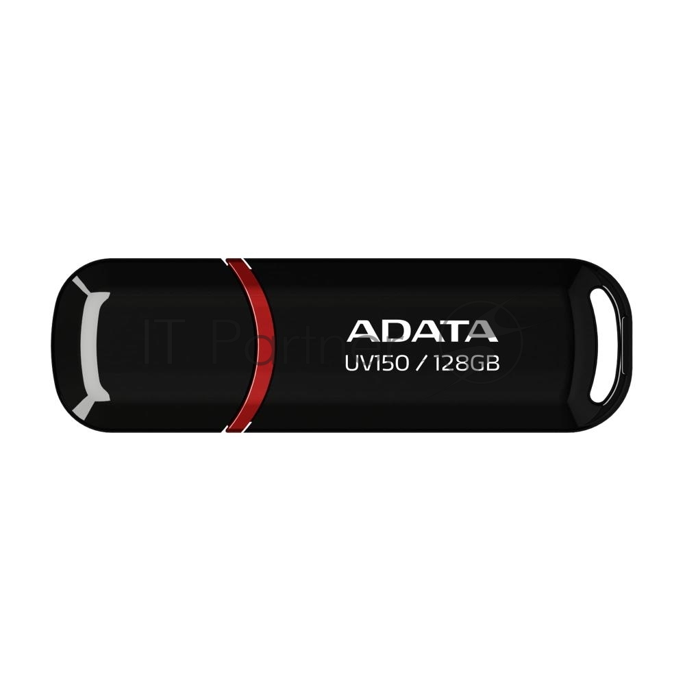 Флешка USB ADATA UV150 (AUV150-128G-RBK), 128Gb, USB 3.0, R/W 100/30, черный