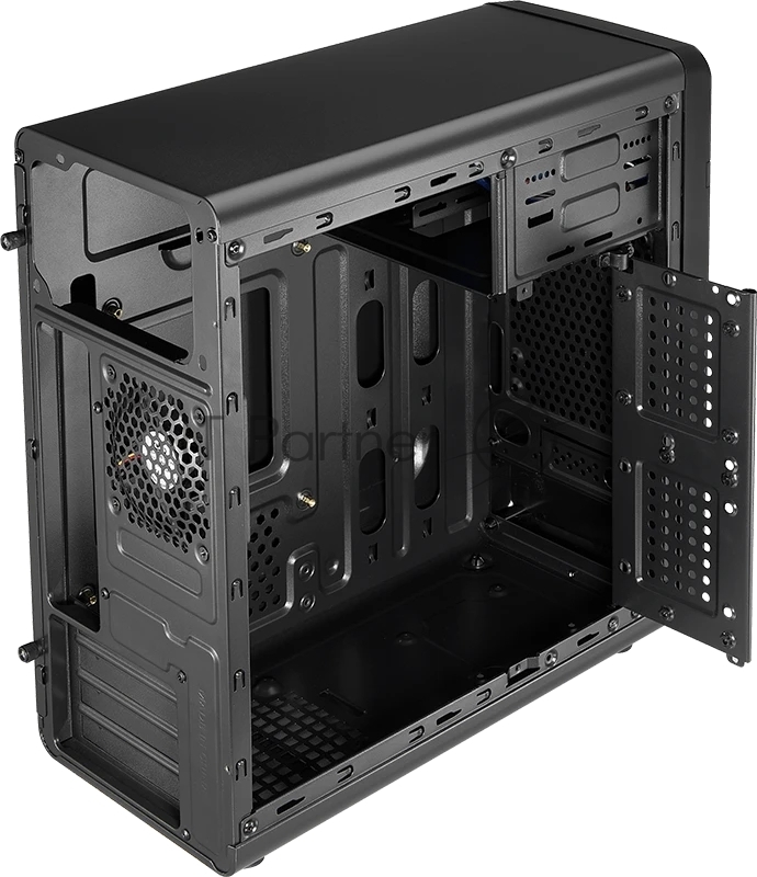 Компьютерный корпус Aerocool/Formula Qs-180 черный без БП mATX 1x80мм 2xUSB 2.0 1xUSB 3.0 audio