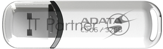 Флешка USB ADATA C906 (AC906-32G-RWH), 32Gb, USB 2.0, R/W 15/5, белый