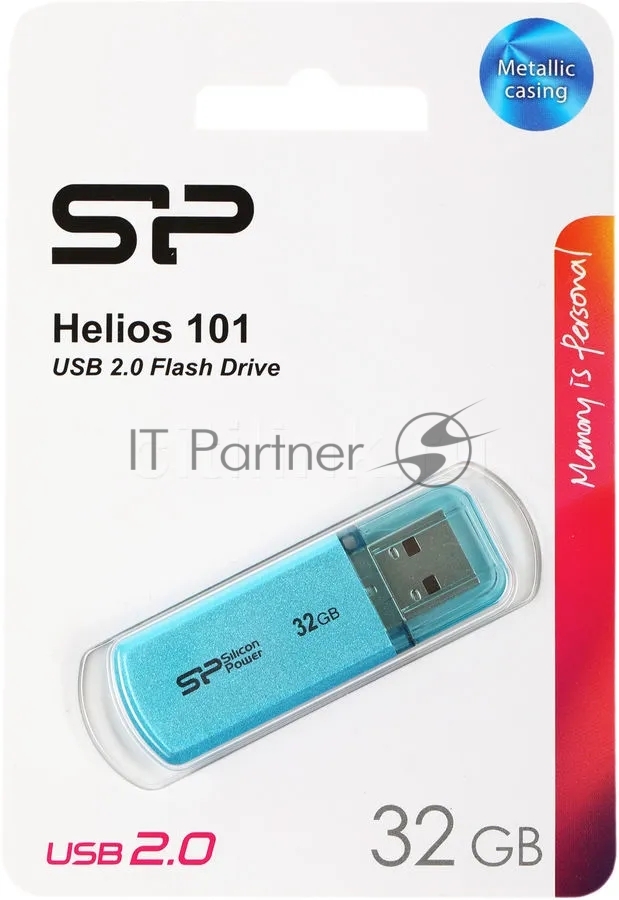 Флешка USB 32Gb Helios 101 SP032Gb,UF2101V1B USB 2.0 синий