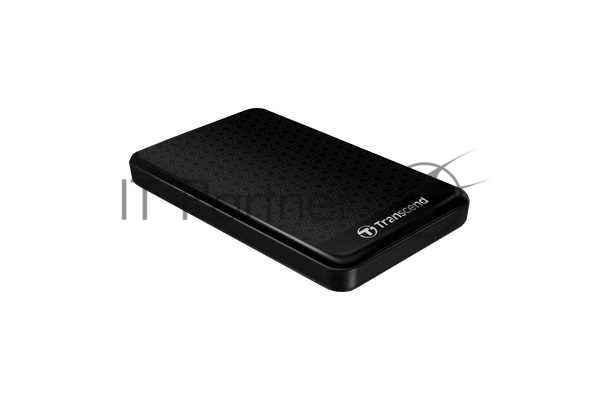 Внешний HDD 2.5" Transcend StoreJet 25A3, 2TB, USB 3.2 Gen 1 Type-A, 5400 rpm, черный