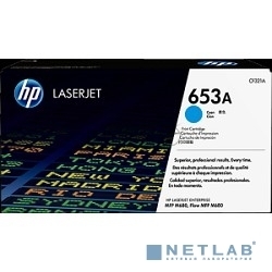 Тонер Картридж HP 653A CF321A голубой для HP MFP M680 (16000 стр.)