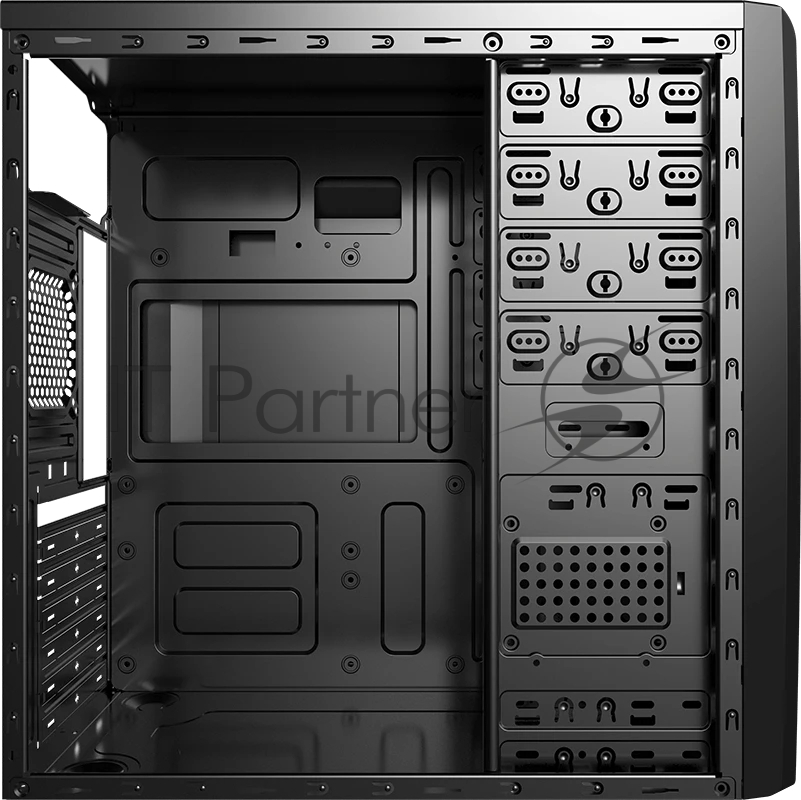 Компьютерный корпус Aerocool/Formula CS-1101 черный без БП ATX 2x120мм 1x140мм 2xUSB 2.0 1xUSB 3.0 audio
