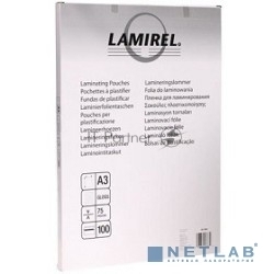 Пленка для ламинирования Lamirel 75мкм A3 (100шт) (LA-78655)