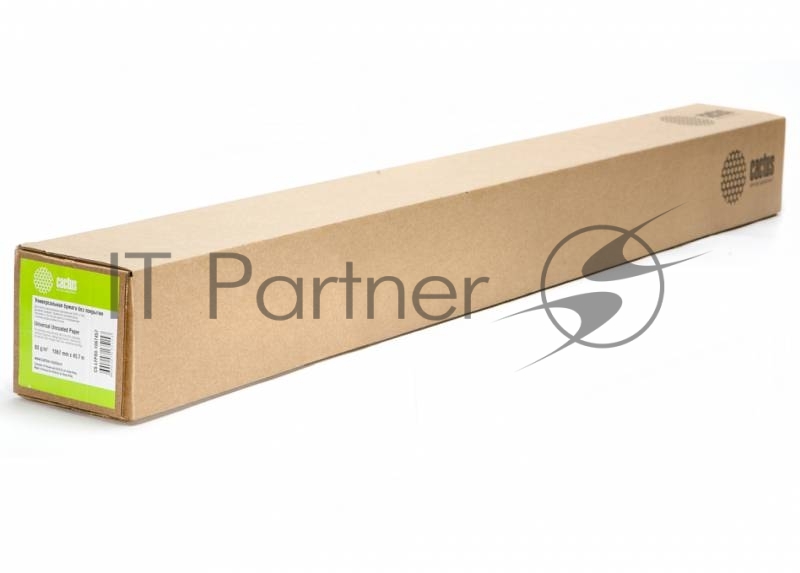 Бумага Cactus CS-LFP80-1067457 42"(A0+) 1067мм-45.7м/80г/м2/белый CIE171% для струйной печати втулка:50.8мм (2")