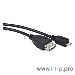 Кабель Gembird/Cablexpert AF/MicroBM, USB 2.0 OTG, 0.15м, пакет