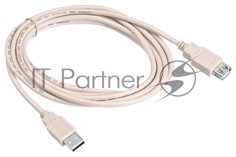 Кабель-удлинитель USB2.0 Buro USB2.0-AM/AF-3 A(m)/A(f) (3м)