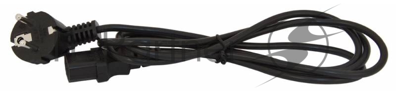 Кабель питания Cord Power Gembird/Cablexpert 1.8м, Schuko- C13, 6А, черный, с зазем.