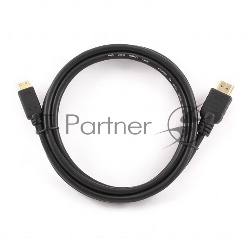 Кабель HDMI-miniHDMI Cablexpert CC-HDMI4C-10, 19M/19M, v2.0, медь, позол.разъемы, экран, 3.0м, черный, пакет