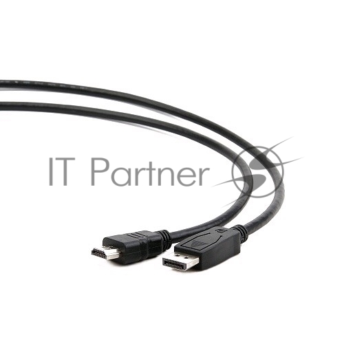 Кабель DisplayPort-HDMI Gembird/Cablexpert 3м, 20M/19M, черный, экран, пакет