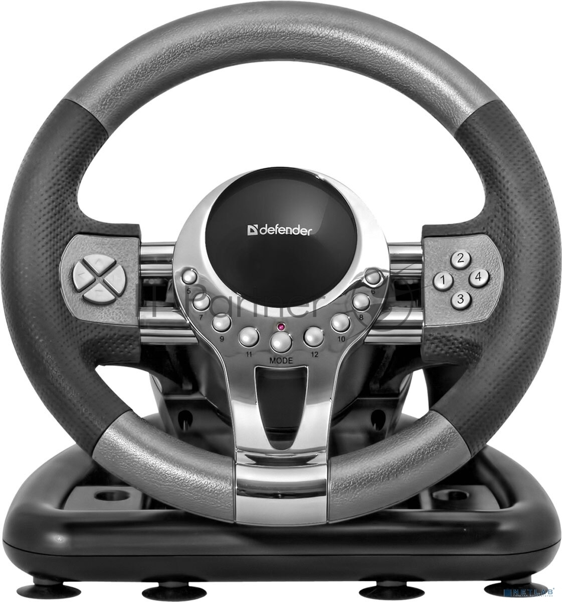 Игровой руль Defender FORSAGE 12 кн+2перекл.+1перекл. 8-ми позиц., USB