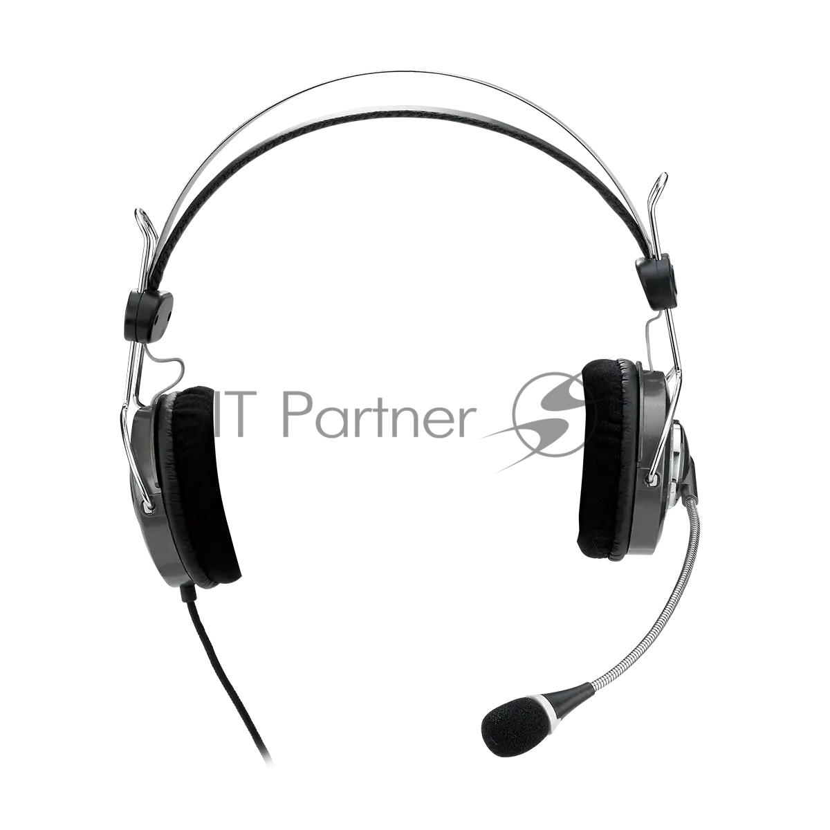 Гарнитура Genius HS-04SU черный/серый, проводная