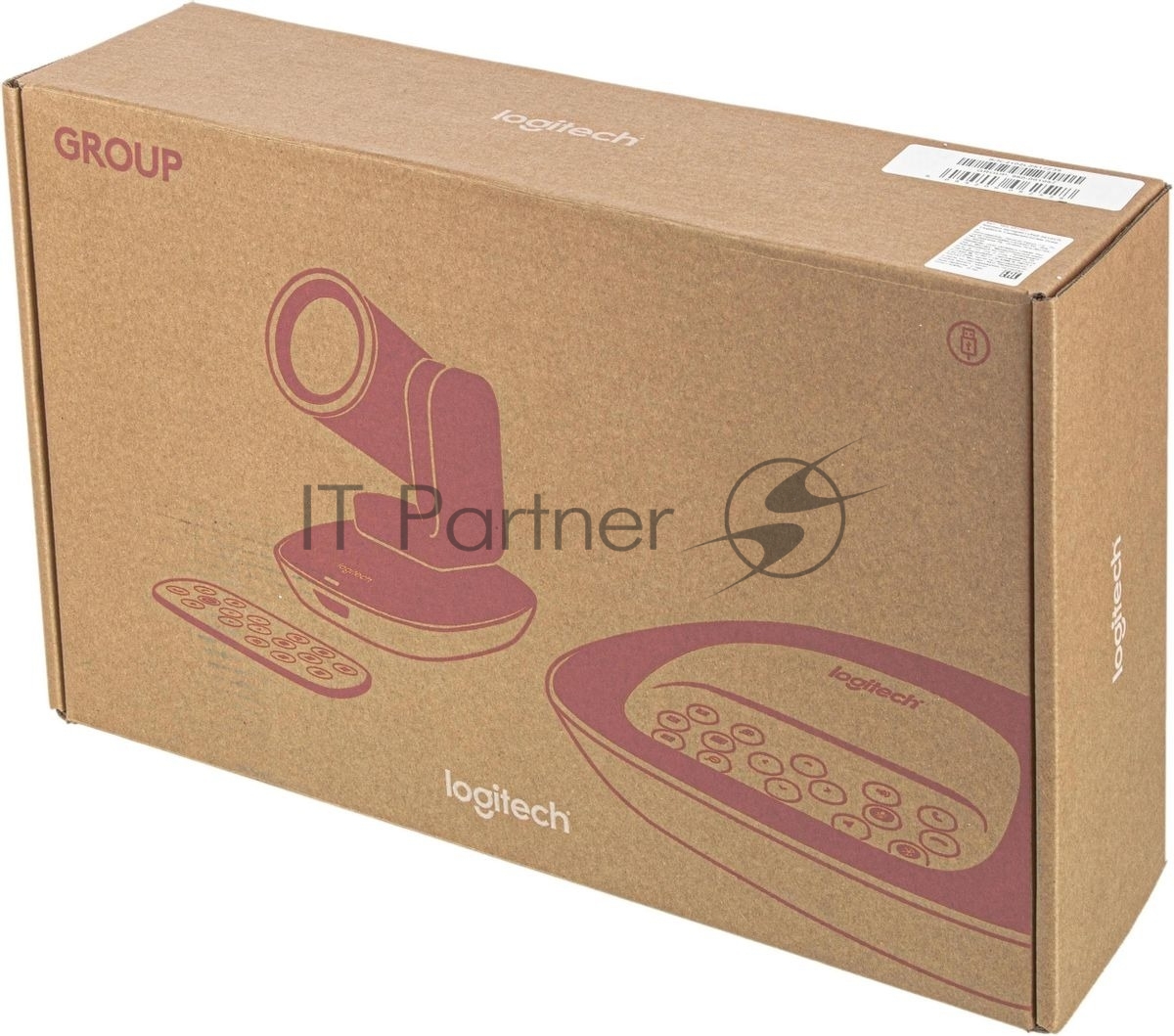 Веб-камера Logitech Group 1920x1080, 30 кадр/с, USB Type-A, микрофон (4 шт, шумоподавление), автоматическая фокусировка, автоосвещение, универсальное крепление, штатив в комплекте