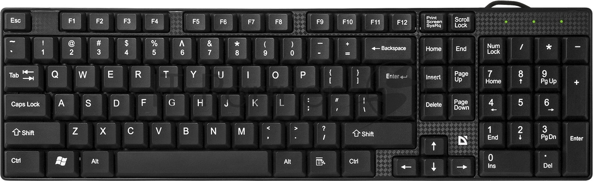 Клавиатура проводная Defender Accent SB-720, USB, черный