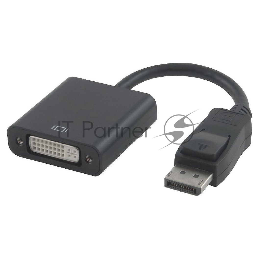 Переходник DisplayPort - DVI Cablexpert A-DPM-DVIF-002, 20M/19F, черный, пакет