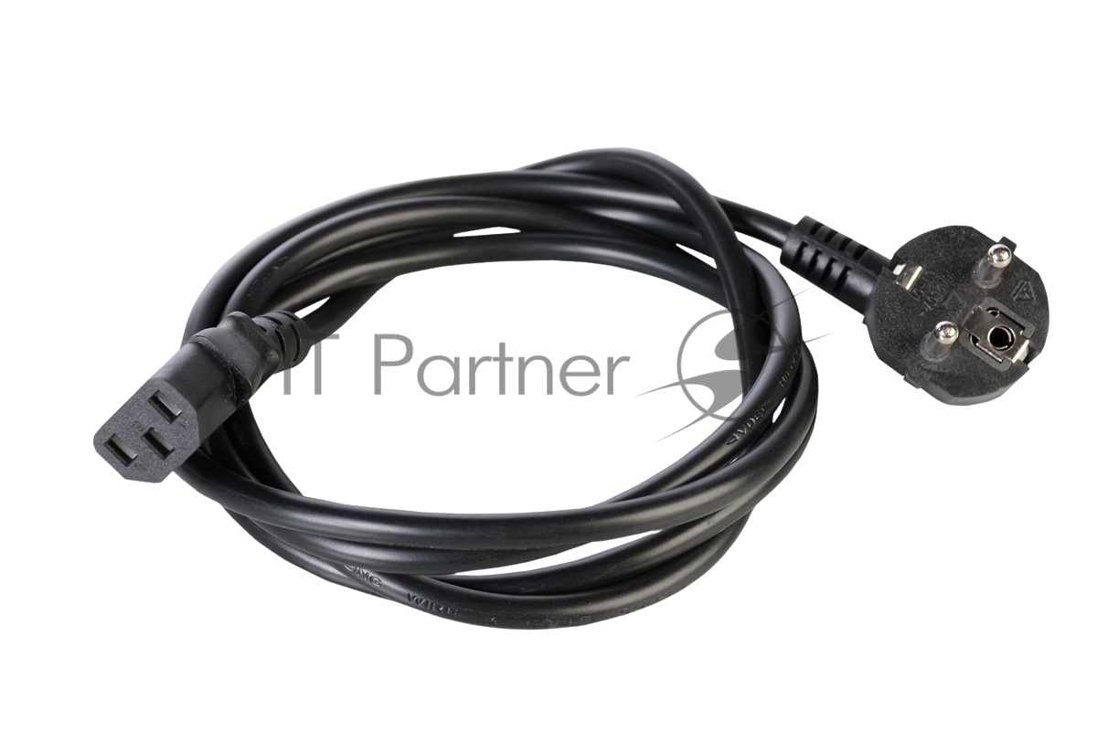 Шнур питания с заземлением IEC 60320 C13/EU-Schuko, 10А/250В (3x1,0), 5 м. (R-10-Cord-C13-S-5)