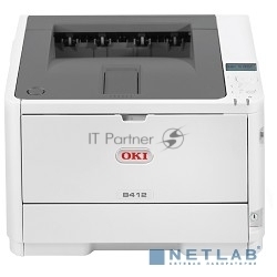 Принтер OKI B412dn (45762002) светодиодный, A4, 33 стр/мин, 1200x1200 dpi, 512 Мб, дуплекс, подача: 350 лист., вывод: 150 лист., Ethernet, USB, ЖК-панель