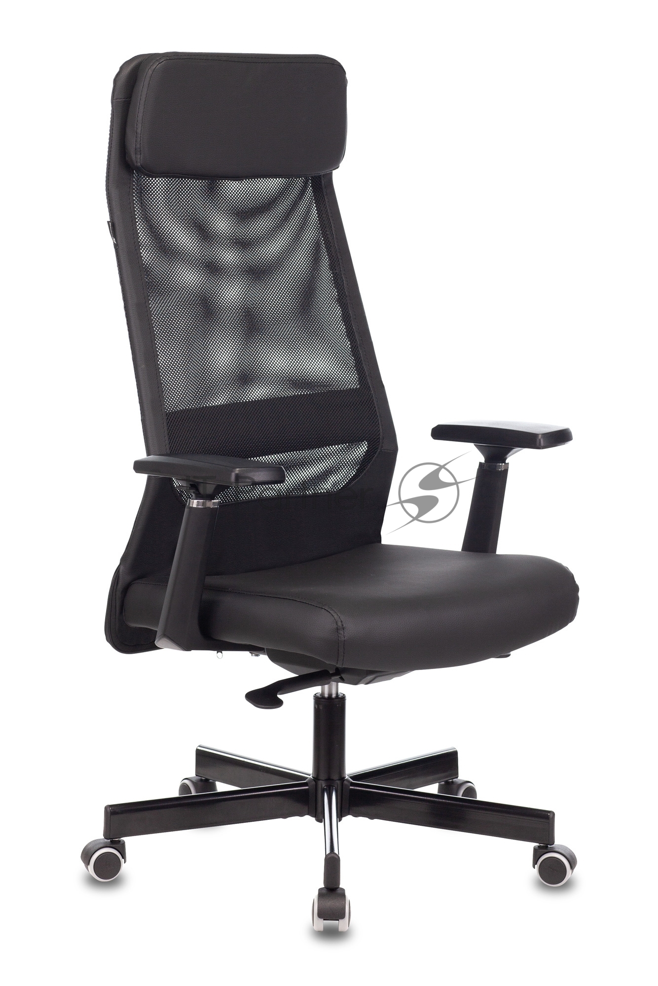 Кресло Бюрократ T-995/BLACK TW-01 черный, экокожа