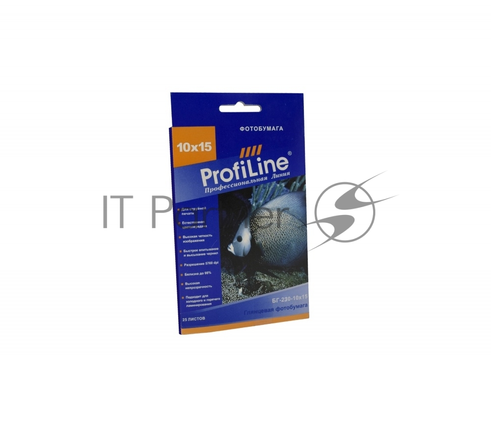 БГ-230-10x15-25 Фотобумага глянцевая ProfiLine 230 г/м2, 10x15, 25 л, 5760 dpi (Mi)