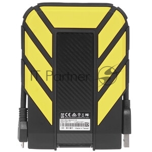 Внешний HDD 2.5" ADATA HD710P, 1TB, USB 3.2 Gen 1 Type-A, 5400 rpm, желтый