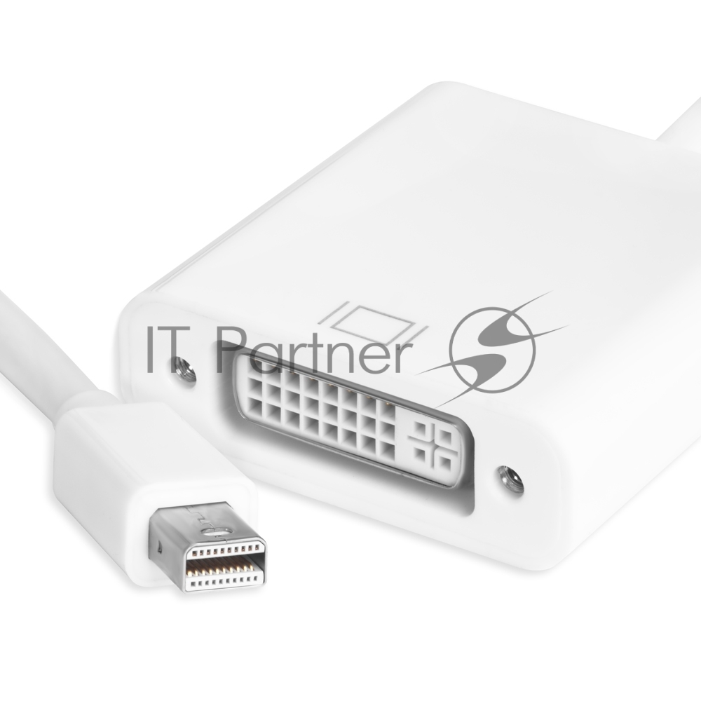 Адаптер-переходник Greenconnect Apple mini DisplayPort 20M > DVI 24+5F (GCR-MDP2DVI)