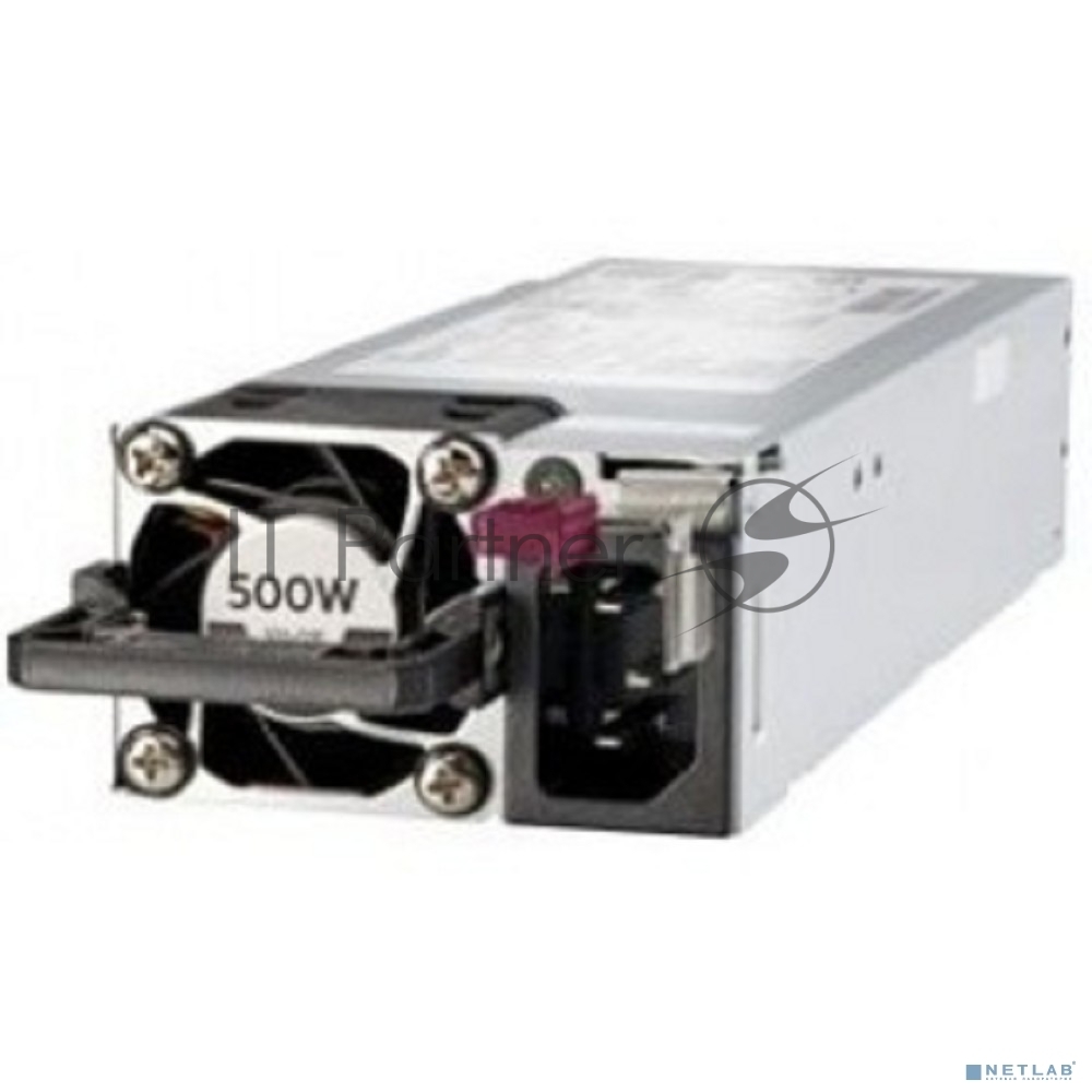 Блок питания серверный HPE 500W Flex Slot Platinum Hot Plug Low Halogen Power Supply Kit с горячей заменой