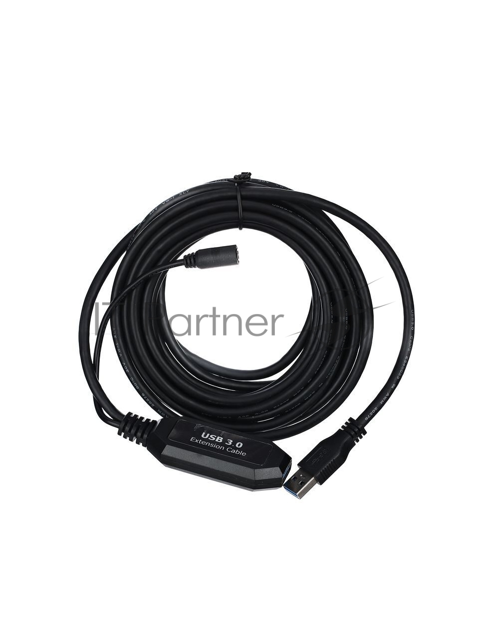 Кабель-адаптер USB3.0-repeater, удлинительный активный Am-->Af 5м VCOM
