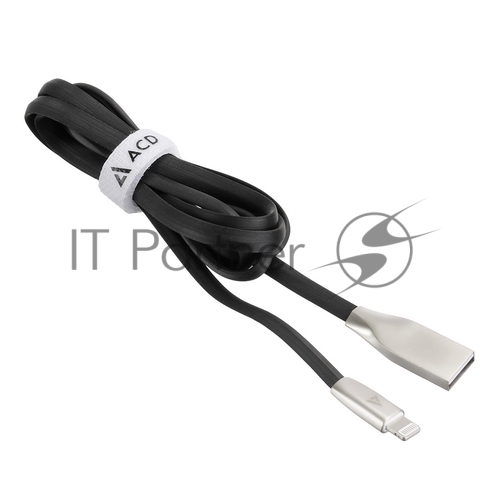 Кабель USB ACD-Infinity Lightning - USB-A TPE, 1.2м, черный
