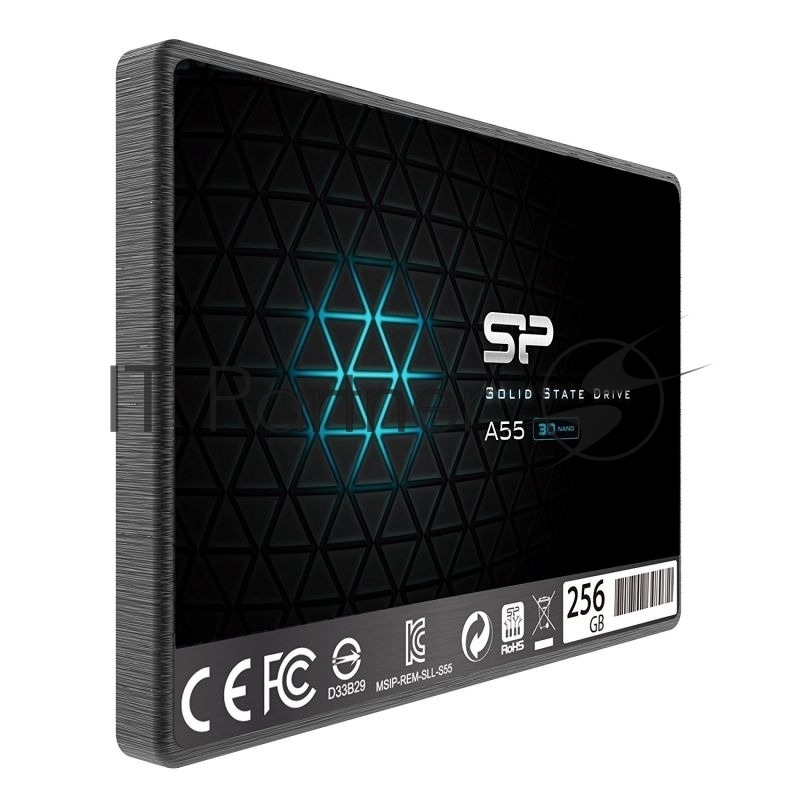 Накопитель SSD Silicon Power Ace A55, 256Gb, SATA III, 2.5", R/W 550/450