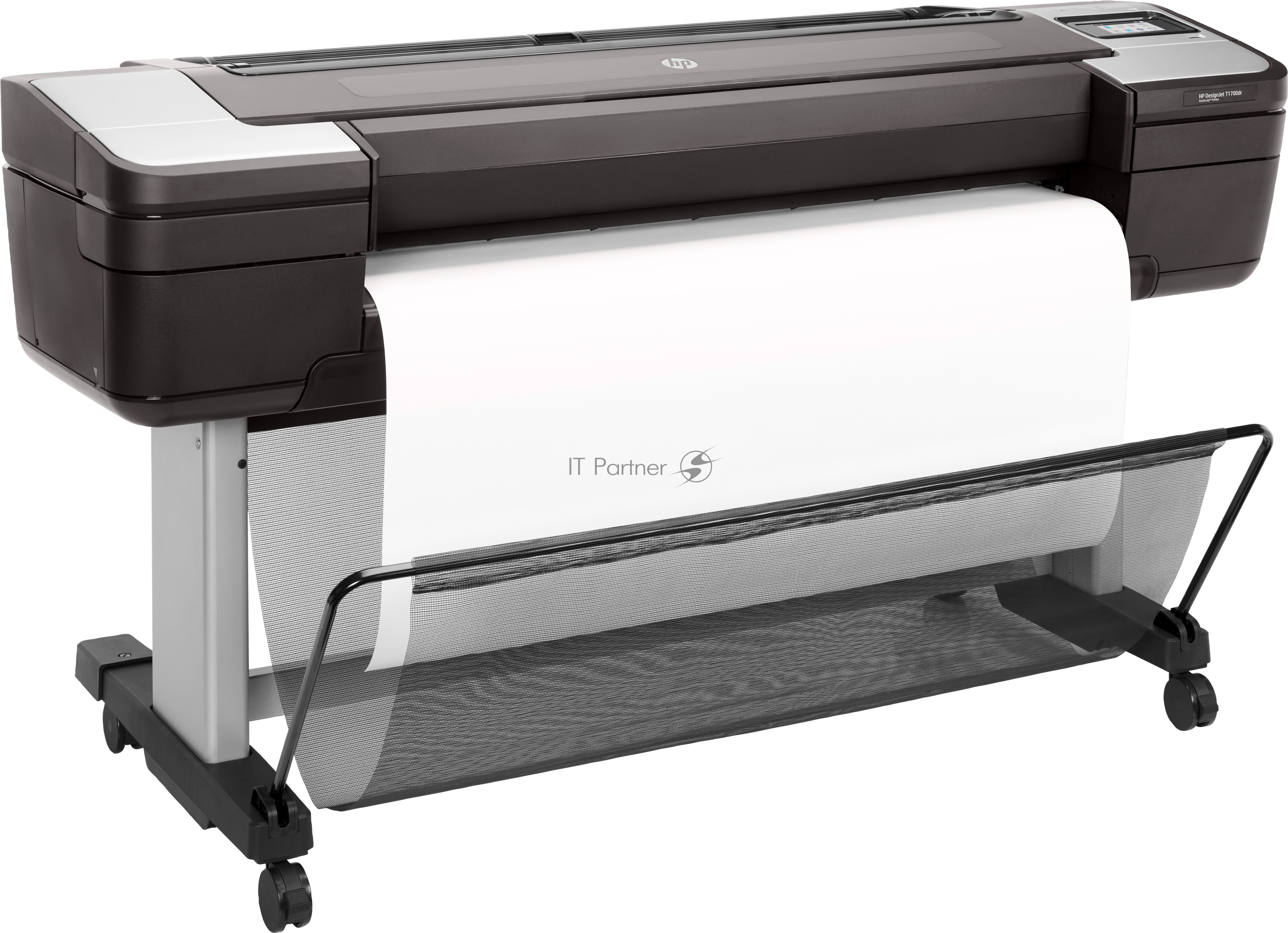 Плоттер струйный HP DesignJet T1700dr 44-in Printer (W6B56A), A0, цветной, 44", 1118 мм, 2400x1200 dpi, USB, Gigabit Ethernet
