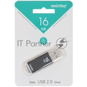 Флешка USB Smartbuy V-Cut Black (SB16GBVC-K), 16Gb, USB 2.0, R/W 20/10 , черный