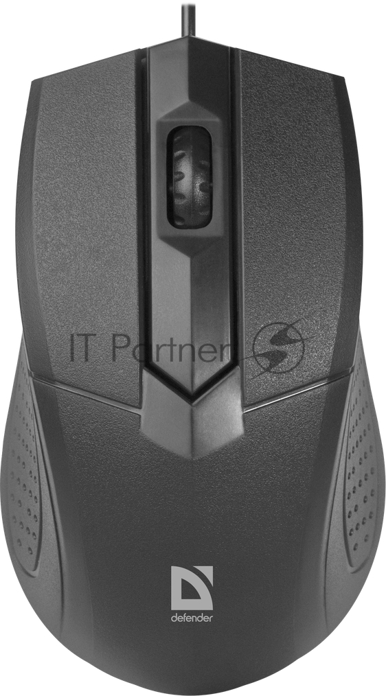 Мышь проводная Defender Optimum MB-270 черный, 1000 dpi, USB, кнопки - 3