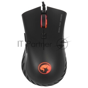 Мышь MARVO G950 Black USB Мышь игровая проводная оптическая, 4000dpi, Сенсор Avago A3050, 7 кнопок, RGB подсветка, Программируемые кнопки, Сменные боковины, USB, Кабель 1,8 м