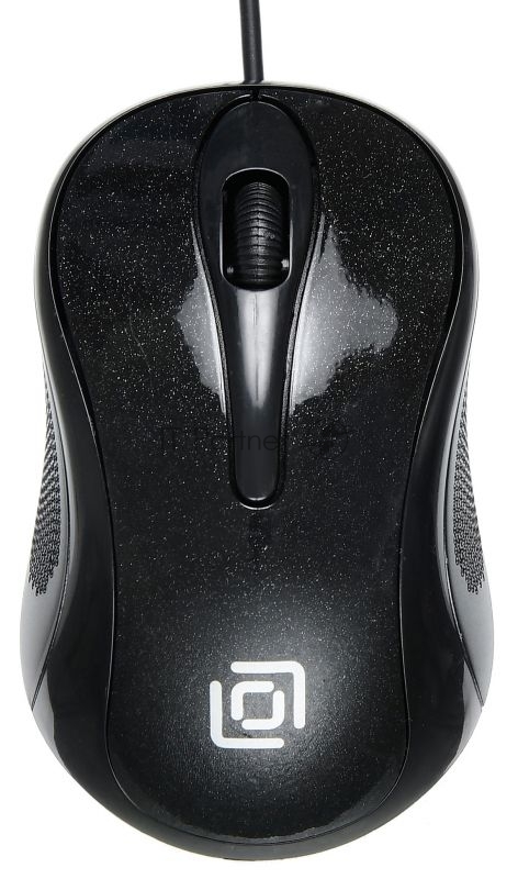 Мышь проводная Oklick 385M черный, 1000 dpi, USB, кнопки - 3
