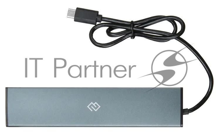 USB-концентратор Digma HUB-7U3.0-UC-G, USB-C, USB 3.0 7 портов, USB Type-C