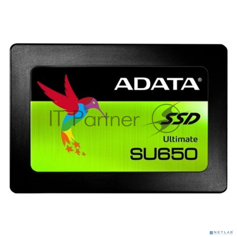 Накопитель SSD ADATA SU650, 960Gb, SATA III, 2.5", R/W 520/450