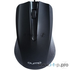 Мышь проводная Qumo Office Union M66 черный, 1000 dpi, USB, кнопки - 3