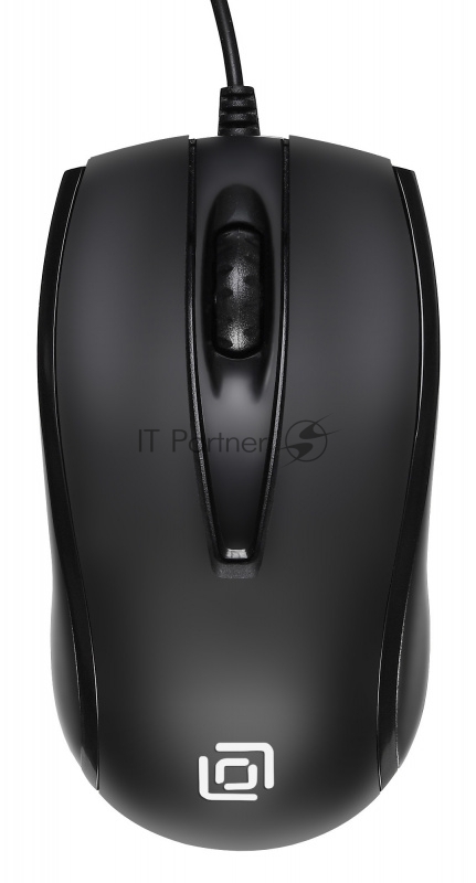 Мышь проводная Oklick 325M черный, 1000 dpi, USB, кнопки - 3
