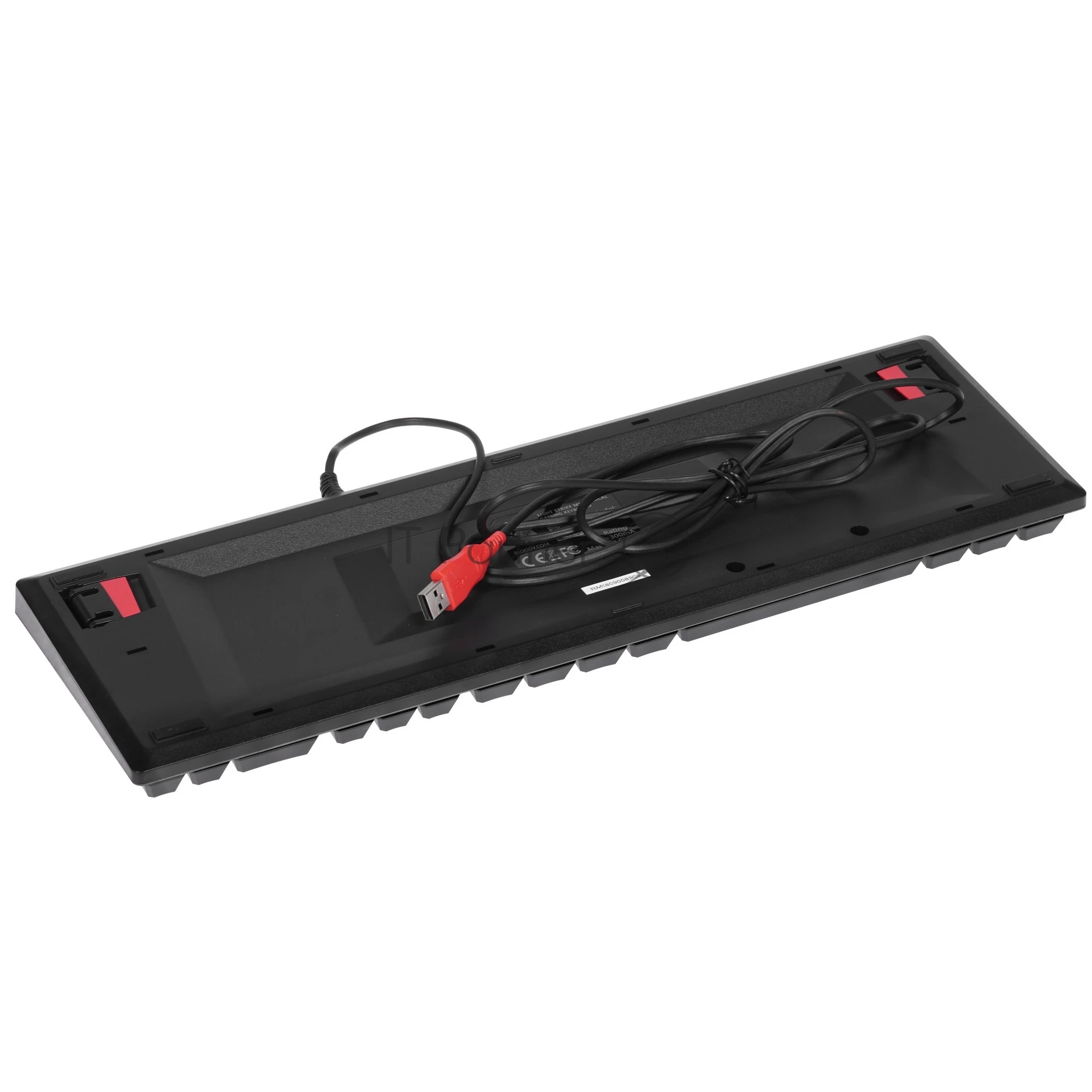 Клавиатура проводная A4Tech B760 механическая черный/серый USB Gamer LED
