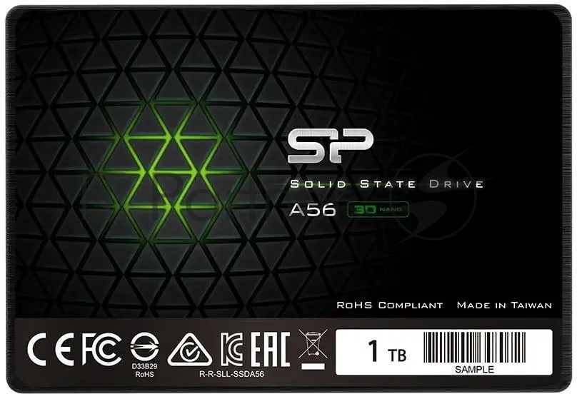 Накопитель SSD Silicon Power Ace A56, 1TB, SATA III, 2.5", R/W 560/530