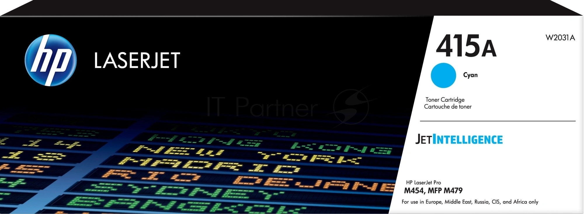 Тонер Картридж HP 415A W2031A голубой (2100 стр.) для HP HP LJ M454/MFP M479
