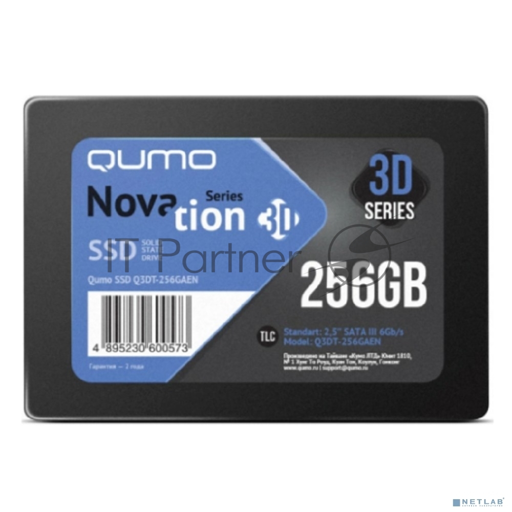 Накопитель SSD QUMO 256GB QM Novation Q3DT-256GAEN SATA3.0