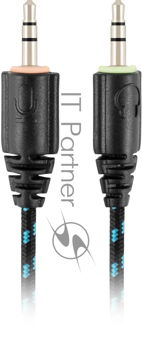 Гарнитура Oklick HS-L370G чёрный, проводная, 3.5 мм