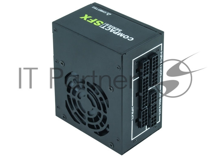 Блок питания Chieftec Compact CSN-450C, 450Вт, 80 PLUS Gold, 80мм, модульный, черный